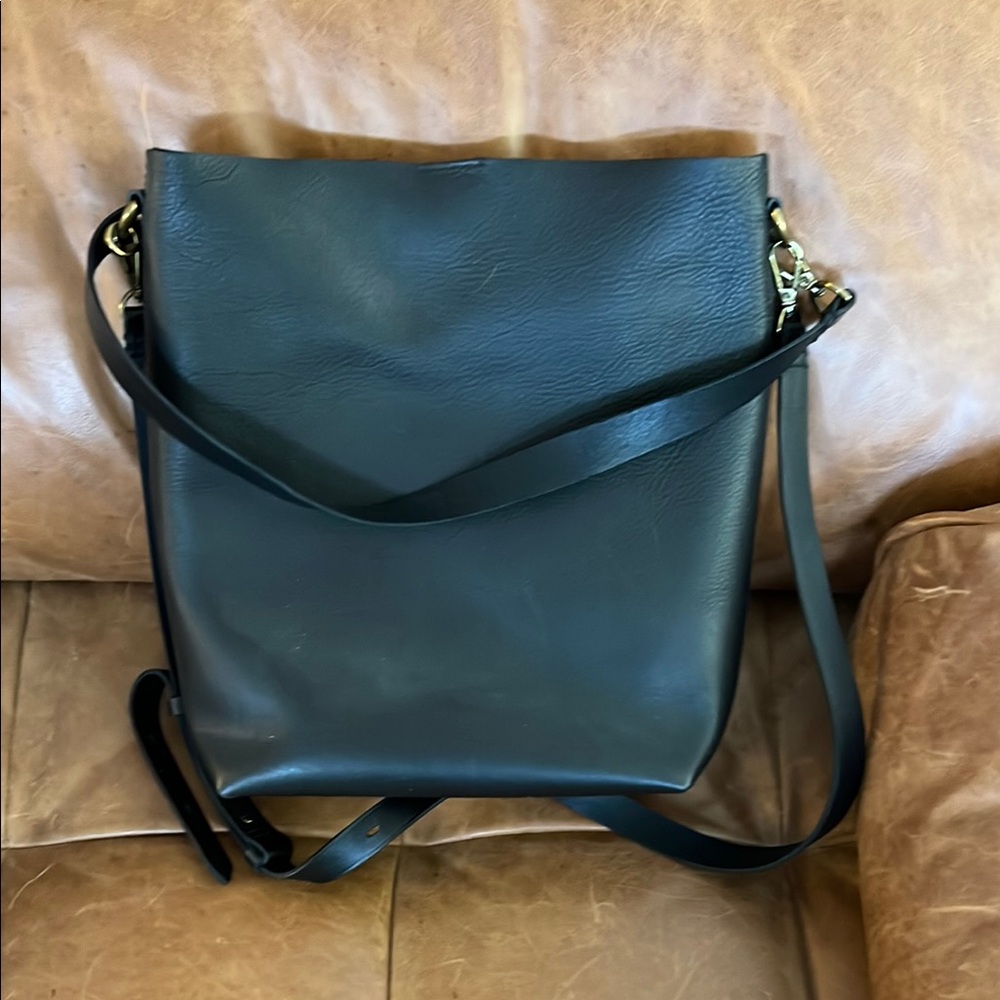 Madewell Black Shoulder Bag with Slouchy Design